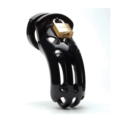 The Curve Cock Cage Lock Set - Black