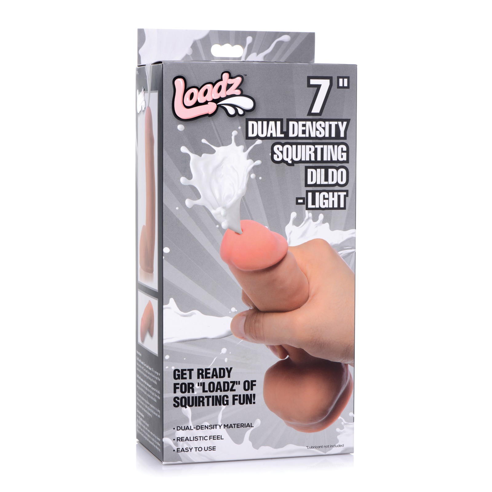 Loadz 7" Dual Density Squirting Dildo - Light