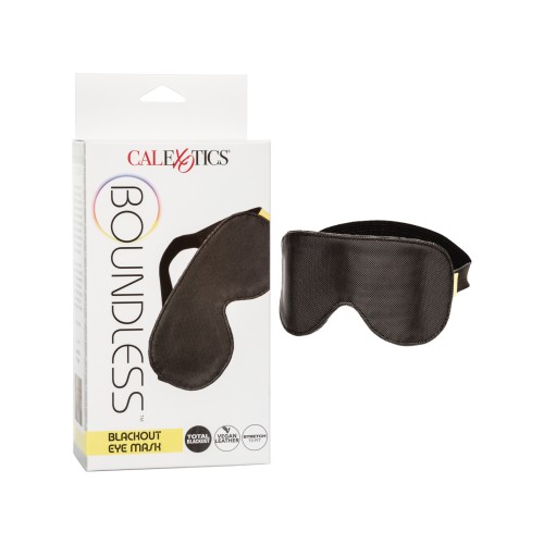 Boundless Blackout Eye Mask Black for Intimate Experiences