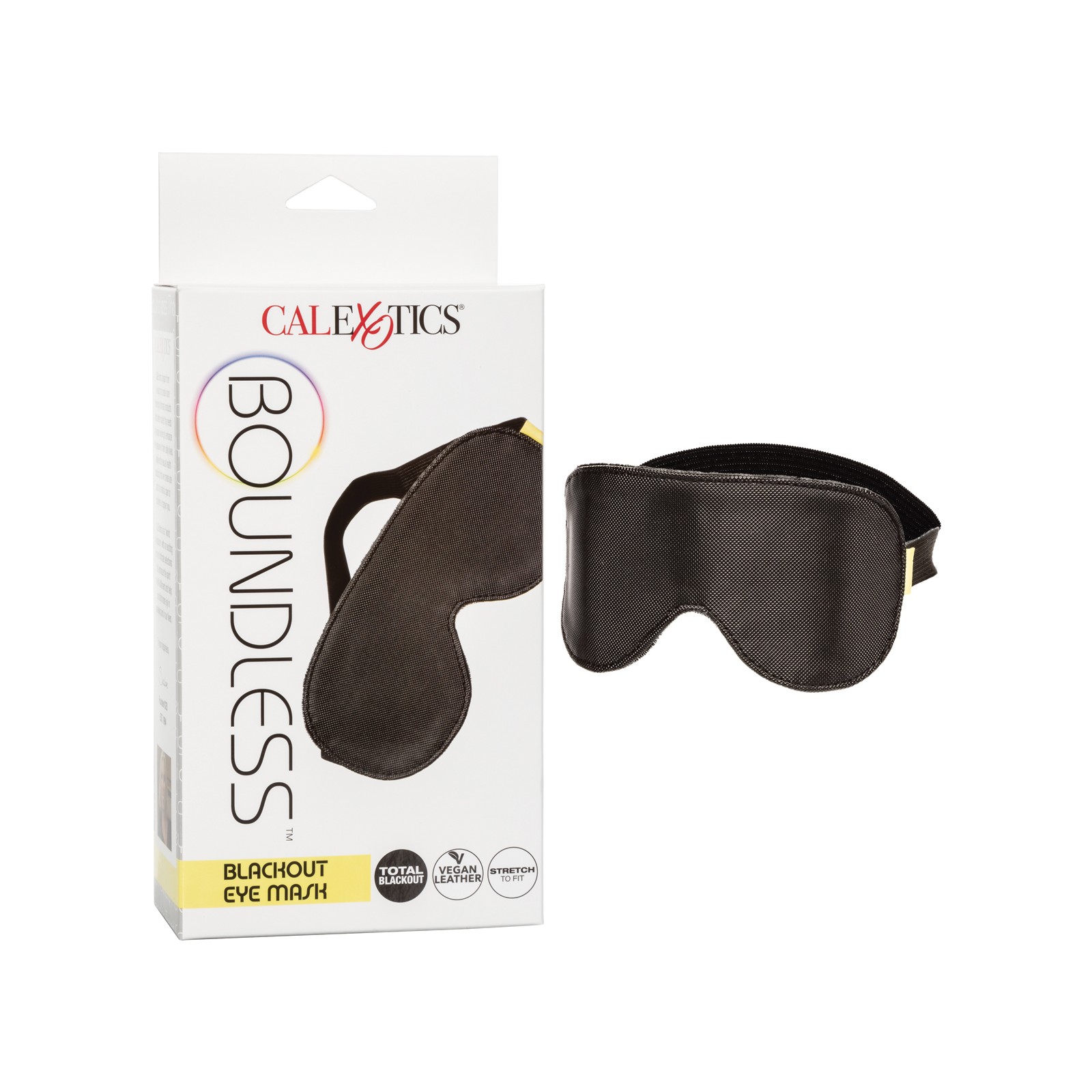 Boundless Blackout Eye Mask Black for Intimate Experiences