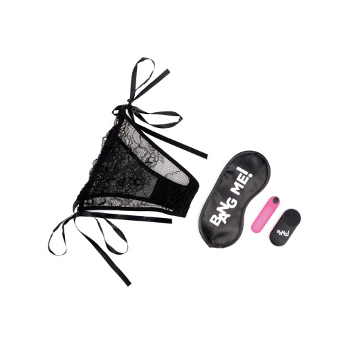 Bang Power Panty Blindfold Kit Pink