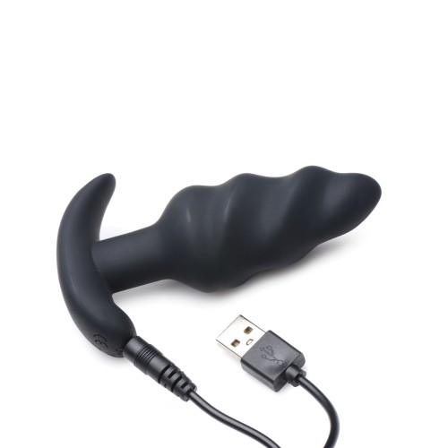 Bang! 21X Vibrating Butt Plug Remote Control Black