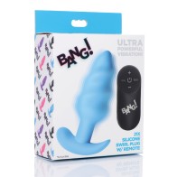 Bang! 21X Vibrating Butt Plug - Remote Control Pleasure