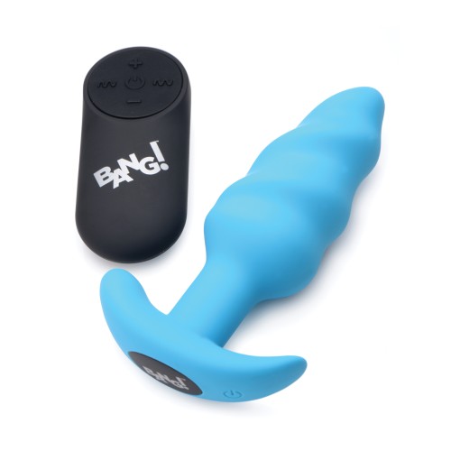 Bang! 21X Vibrating Butt Plug - Remote Control Pleasure