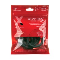 Xplay Gear Silicone 12" Slim Wrap Ring - Black Pack of 2