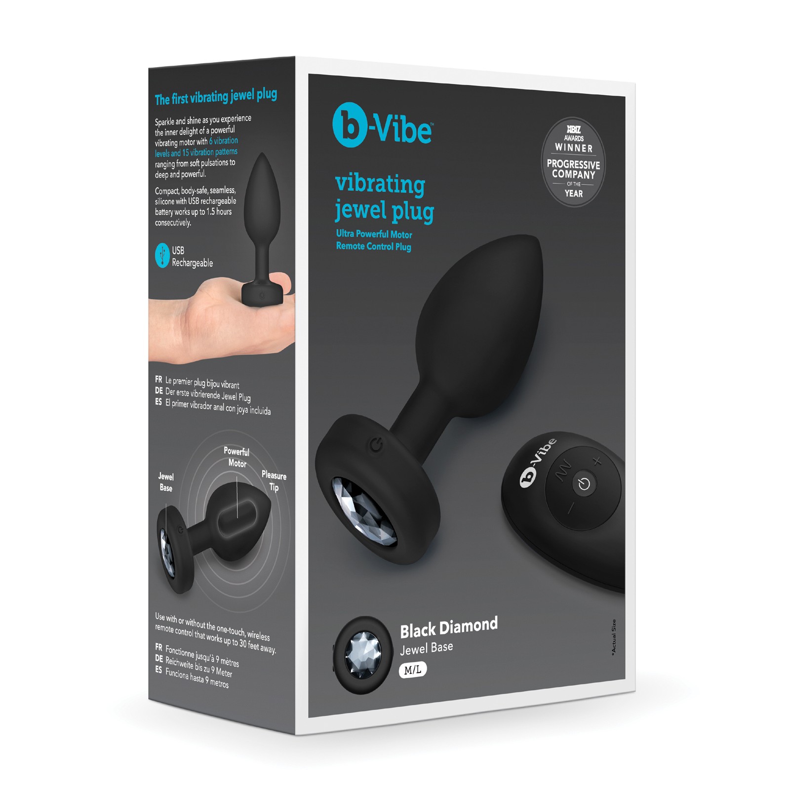 b-Vibe Remote Control Jewel Plug