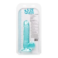 Dildo Size Queen de 6 Pulgadas - Azul