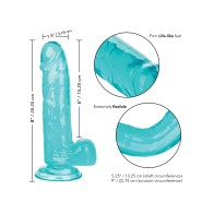 Dildo Size Queen de 6 Pulgadas - Azul