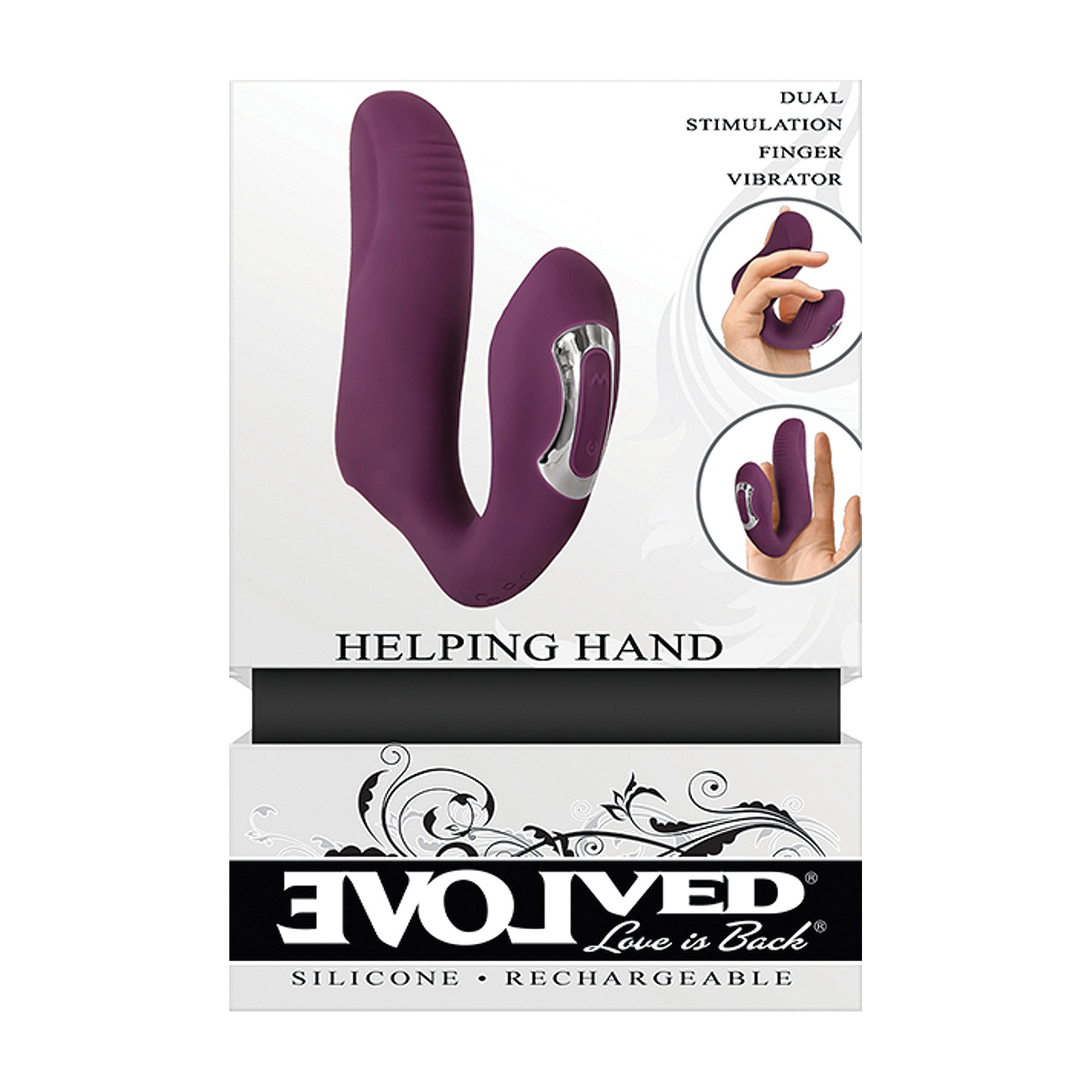 Vibrador Mano Ayudadora Evolucionada Morado