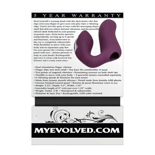 Vibrador Mano Ayudadora Evolucionada Morado