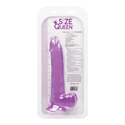 Dildo Size Queen 8 Pulgadas Morado