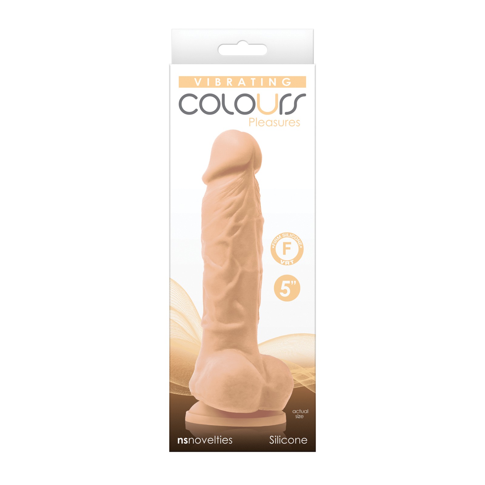 Colours Pleasures Vibrating Dildo 5 inch White