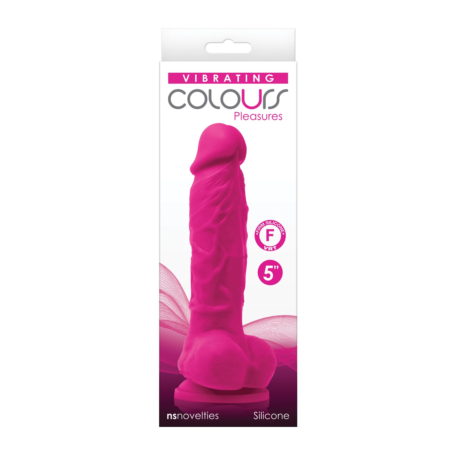 Colours Pleasures 5" Vibrating Dildo Pink