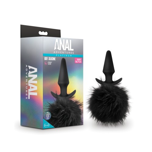 Blush Anal Adventures Rabbit Tail Plug Black