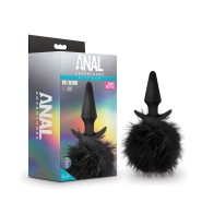 Plug Anal Blush Anal Adventures Cola de Conejo Negro