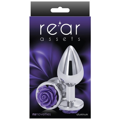 Rear Assets Medium Anal Toy - Purple Rose