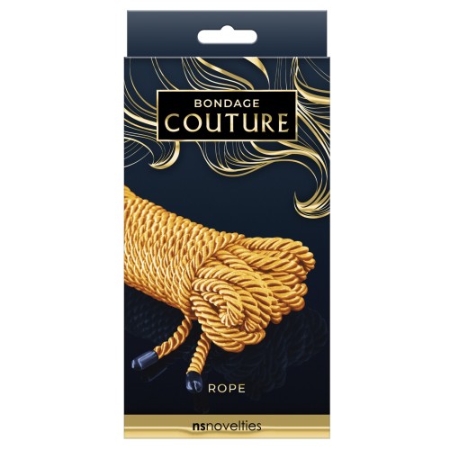 Cuerda de Moda Bondage Couture Oro 25 pies para Restricción Elegante