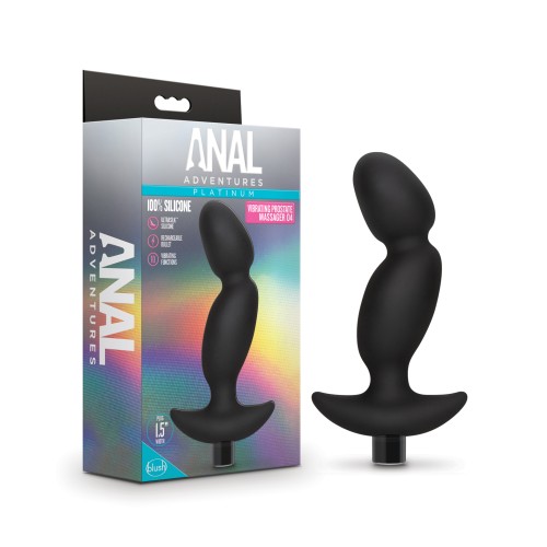 Masajeador Vibrante Prostateo Blush Anal Adventures 04 - Negro