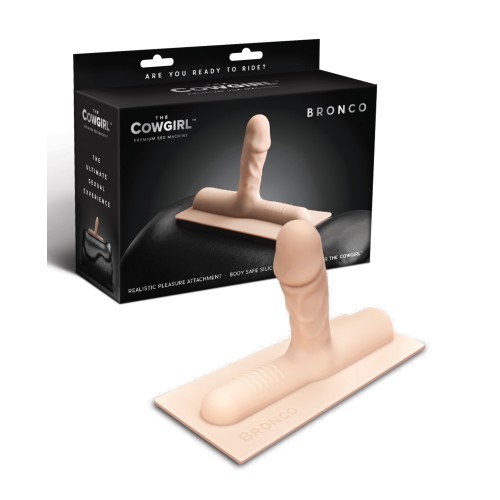 The Cowgirl Bronco Silicone Attachment Vanilla