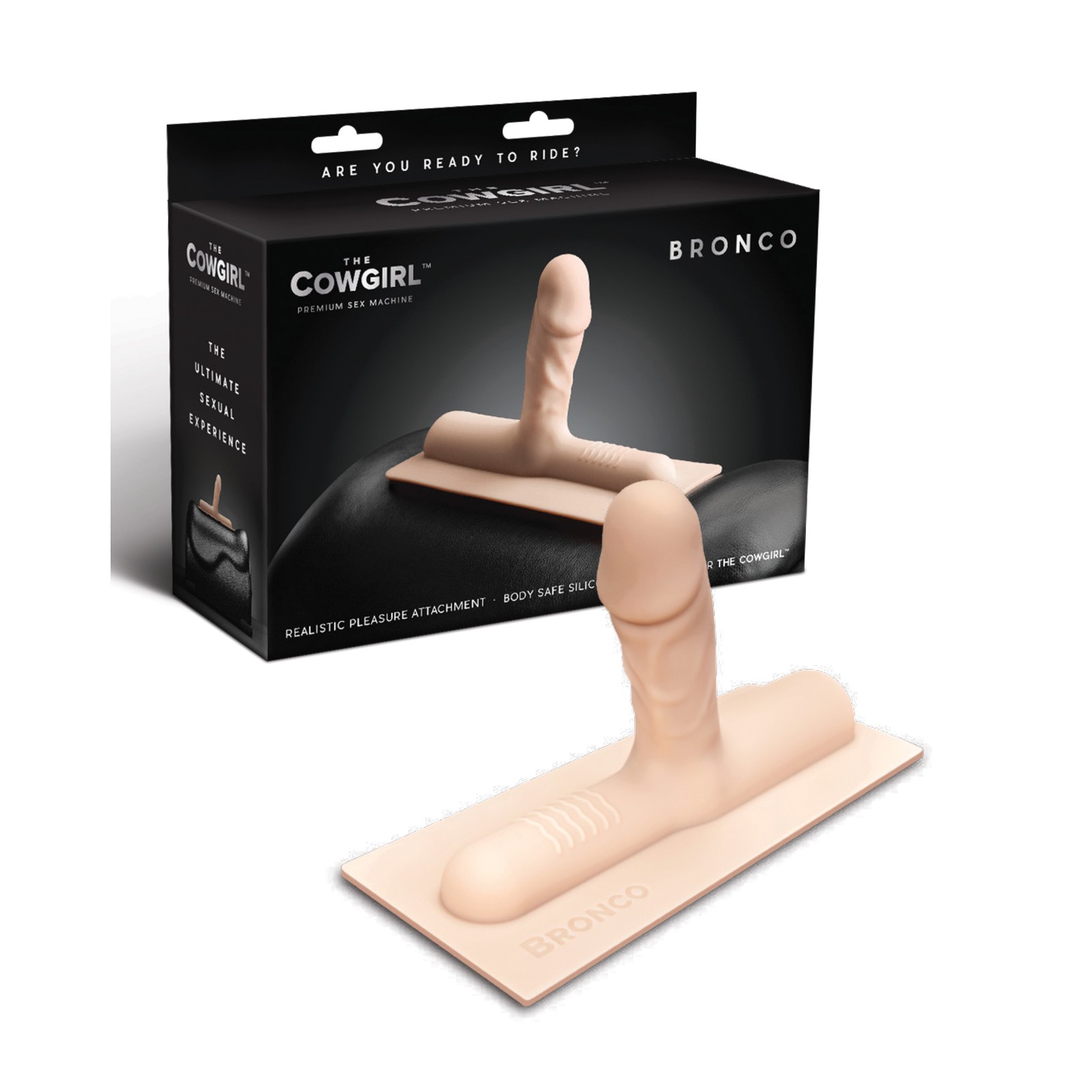 The Cowgirl Bronco Silicone Attachment Vanilla