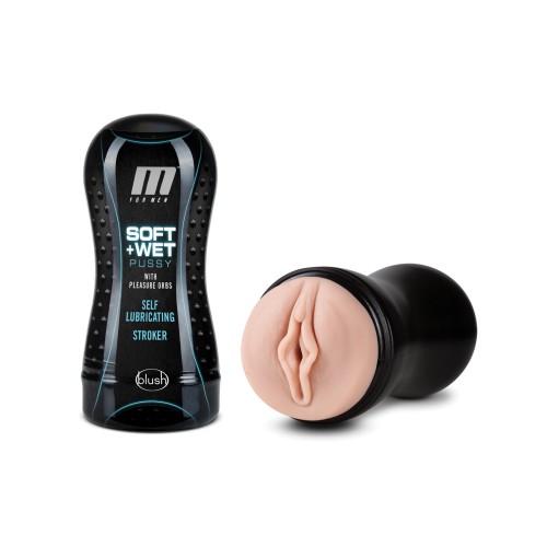 Stroker Vanilla M para Hombres Suave y Húmedo