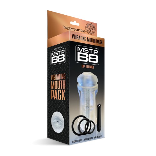 MSTR B8 Lip Service Vibrating Mouth Pack 5 Clear