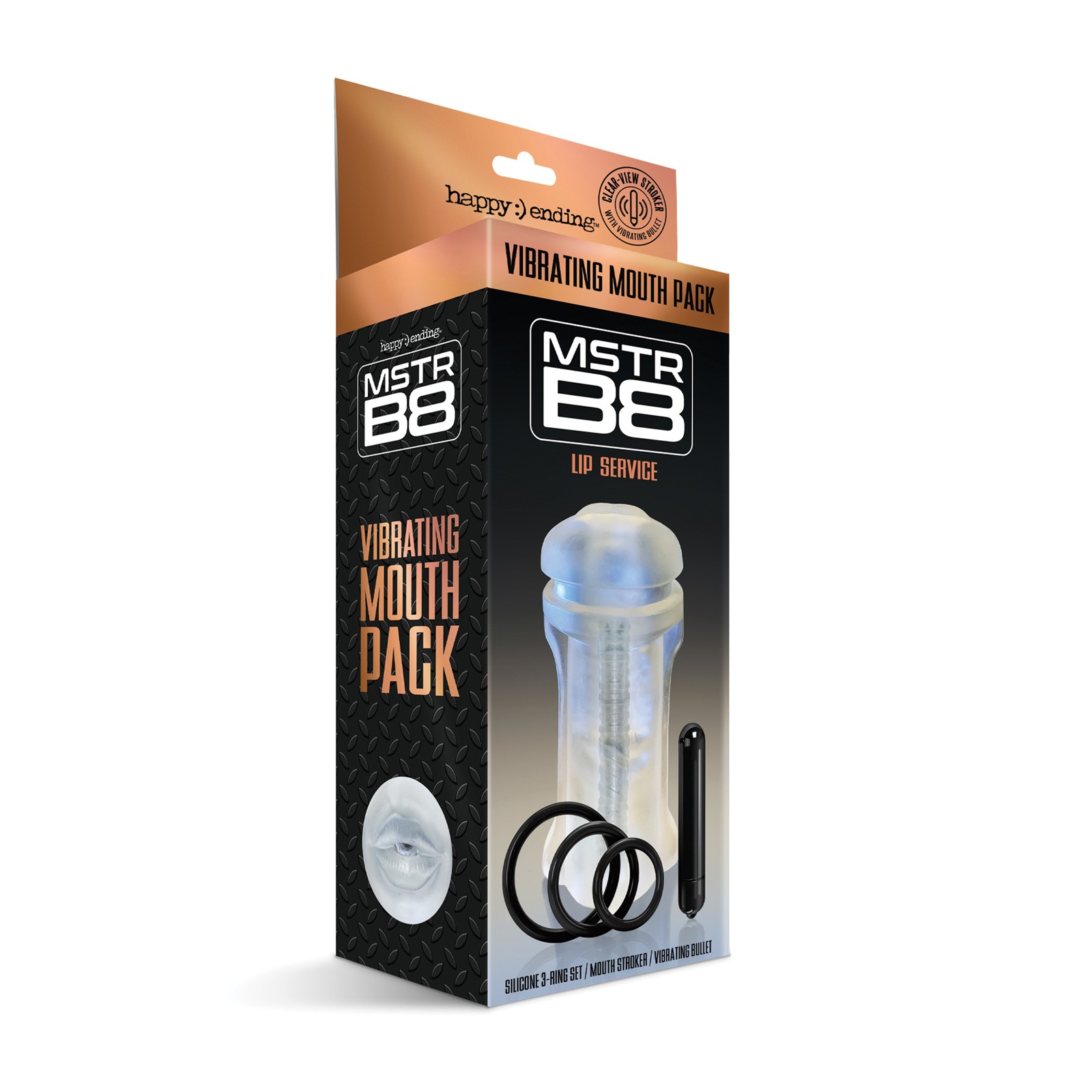 MSTR B8 Pack de Boca Vibrante Lip Service 5 Transparentes