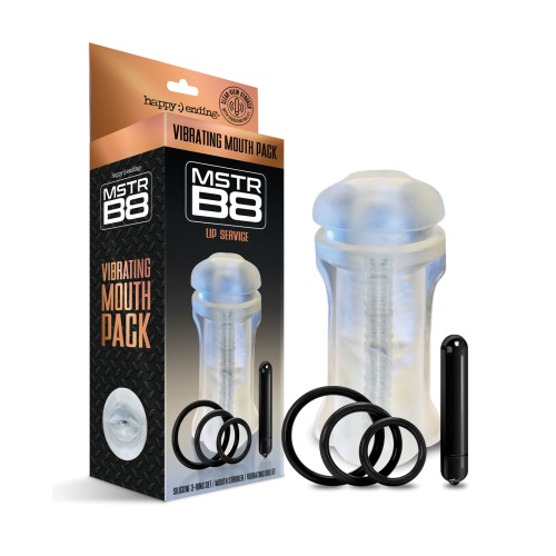 MSTR B8 Lip Service Vibrating Mouth Pack 5 Clear