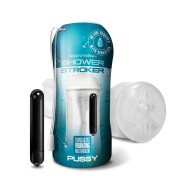 Shower Stroker with Vibrating Pussy for Shower Fun