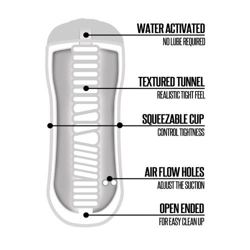 Shower Stroker Boca - Marfil