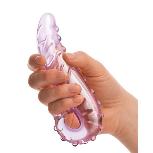 Glas Dildo de Cristal Rosa 6 Pulgadas