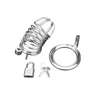 Blue Line Deluxe Chastity Cage for BDSM