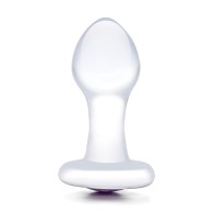 Bling Bling Glass Butt Plug - Clear