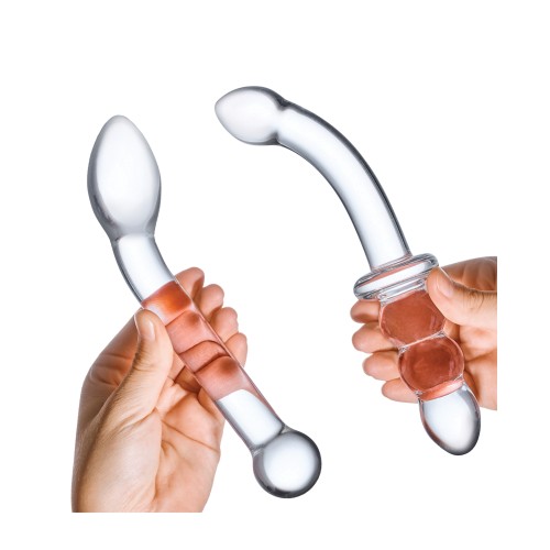 Conjunto de Dildos de Vidrio de Placer G-Spot de Glas para Exploración