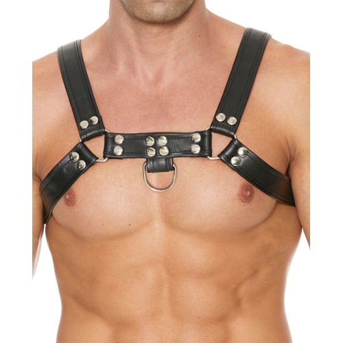 Chest Bulldog Harness Small/Medium - Black