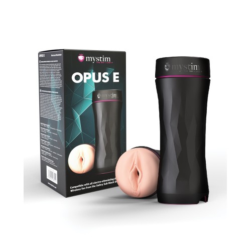 Mystim Opus E Vaginal Masturbator Black