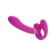 Strap-On Vibrante Pretty Love Valerie Fucsia - Placer Definitivo