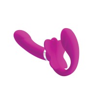 Strap-On Vibrante Pretty Love Valerie Fucsia - Placer Definitivo