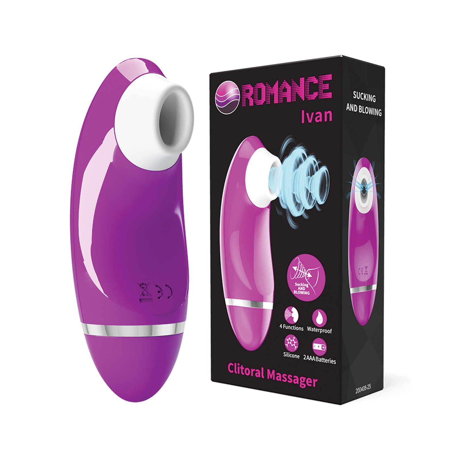 Pretty Love Romance Ivan Clitoral Massager with Suction