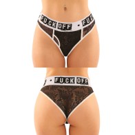 Conjunto Brief y Tanga de Encaje L/XL