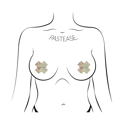 Pastease Holographic Plus X Nipple Covers