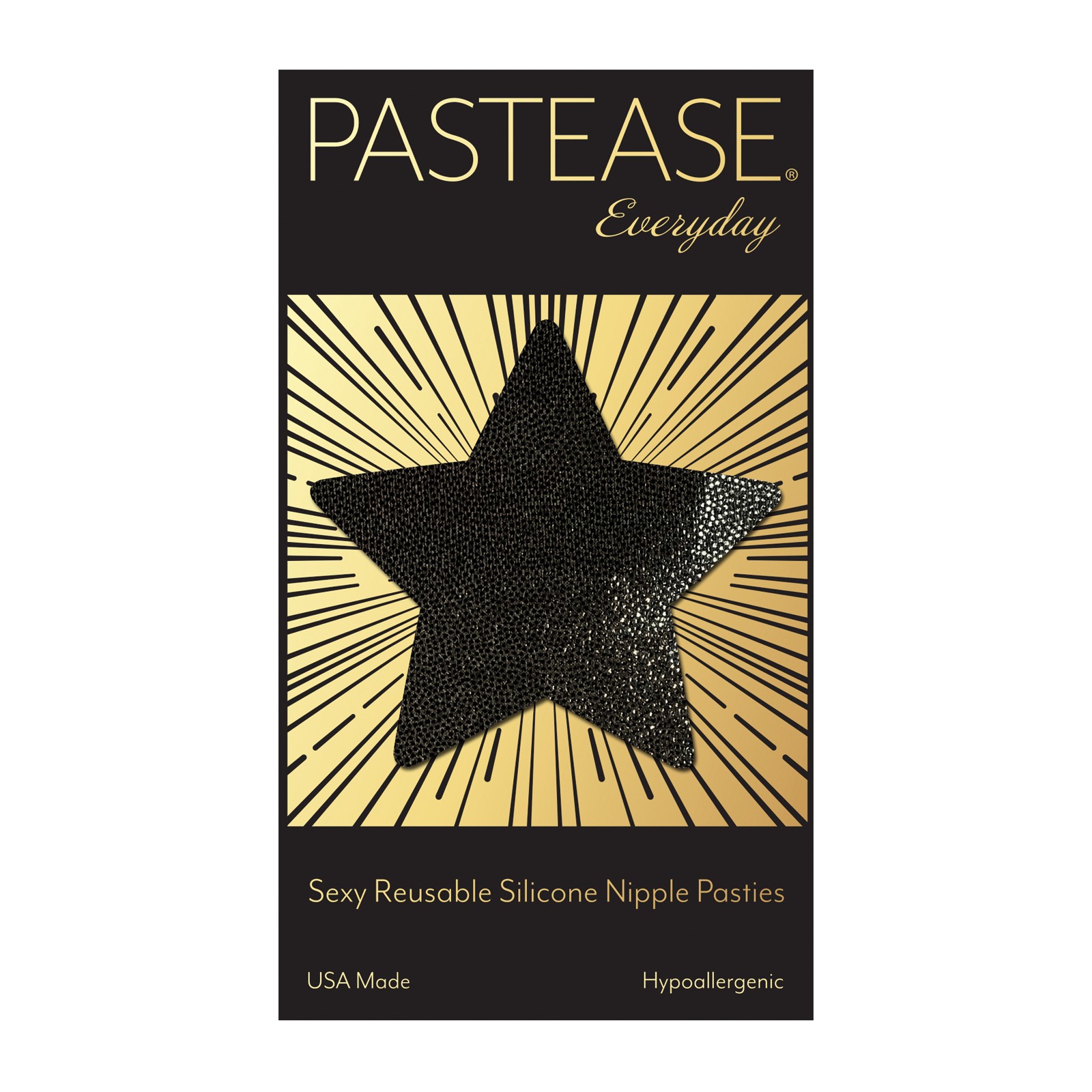 Pastease Reusable Liquid Star Black