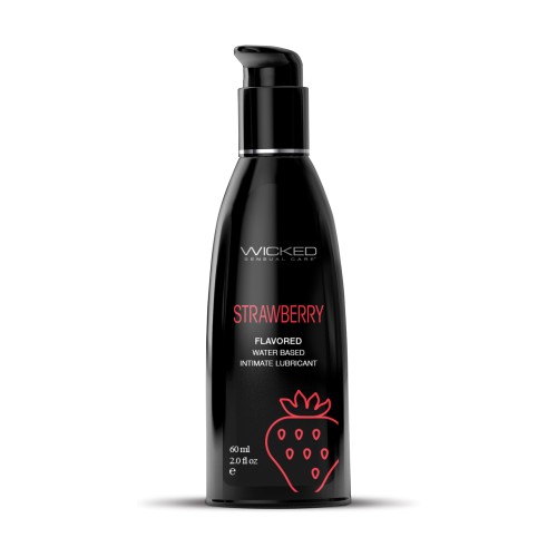 Lubricante a Base de Agua Wicked Sensual de Fresa 2 oz