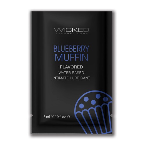 Wicked Sensual Care Water Based Lubricant - Blueberry Muffin