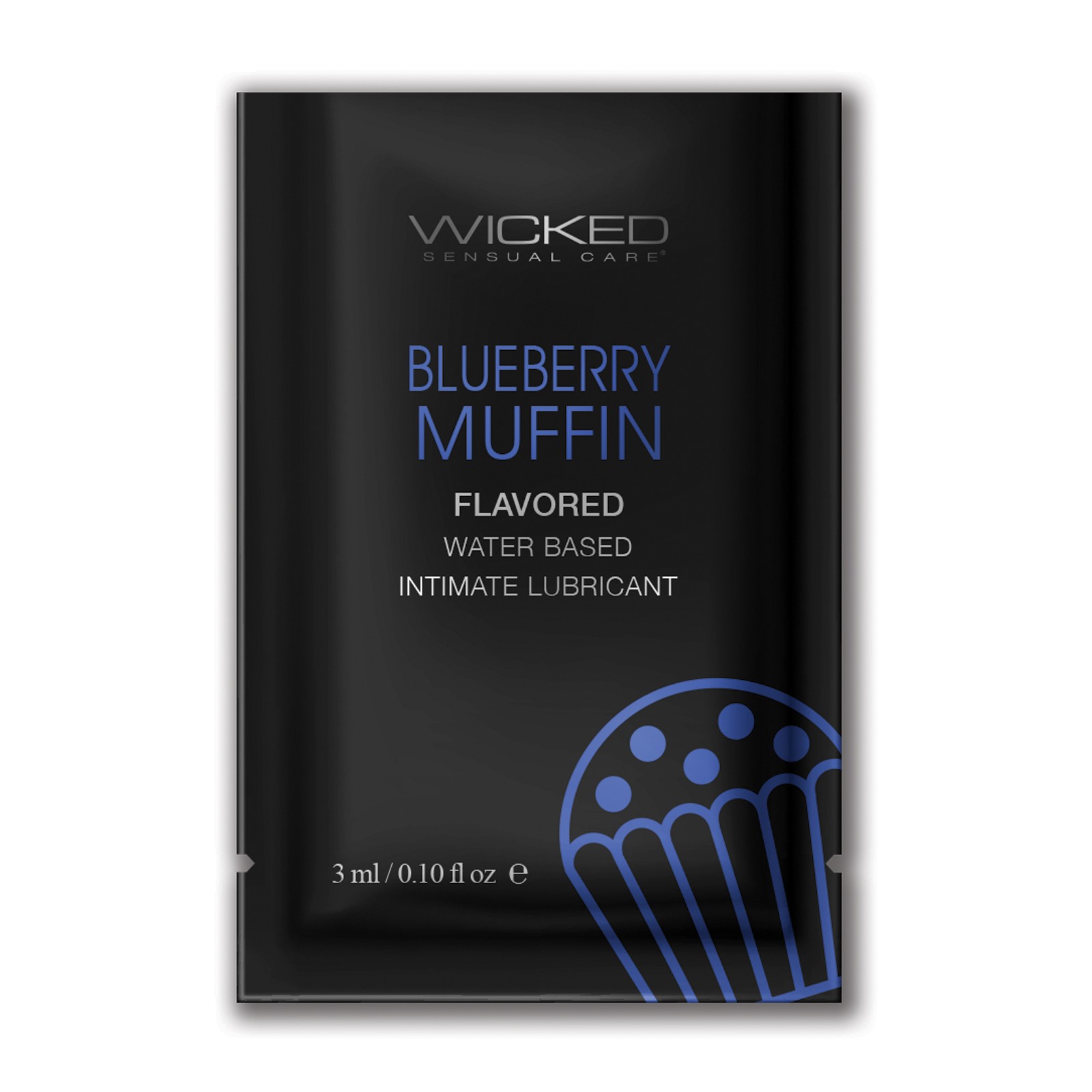 Wicked Sensual Care Water Based Lubricant - Blueberry Muffin