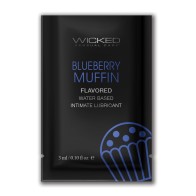 Wicked Sensual Care Water Based Lubricant - Blueberry Muffin