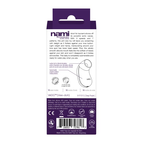 VeDO Nami Sonica Vibe Deep Purple - Powerful Stimulation