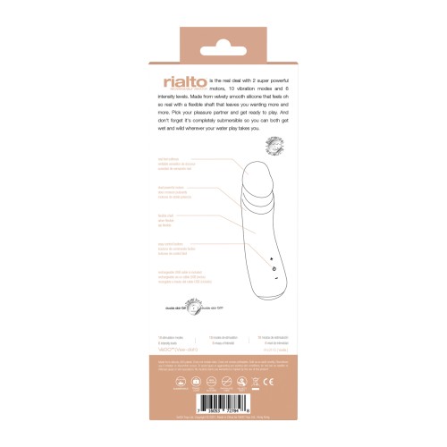 Vibrador Recargable VeDO Rialto