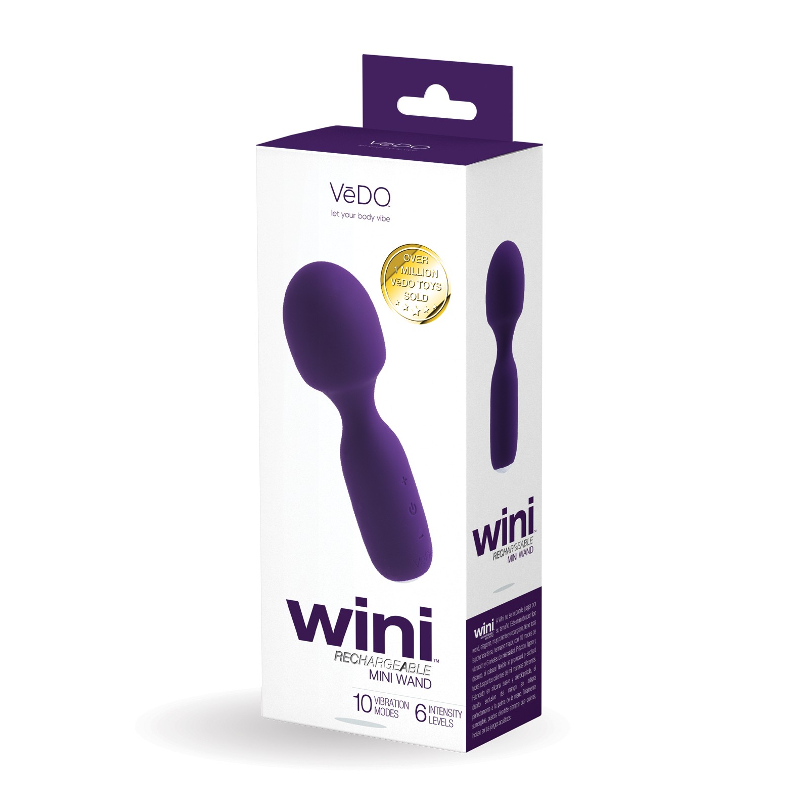 VeDO Wini Mini Wand Rechargeable Deep Purple