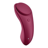 Satisfyer Sexy Secret Panty Vibrator Red Wine